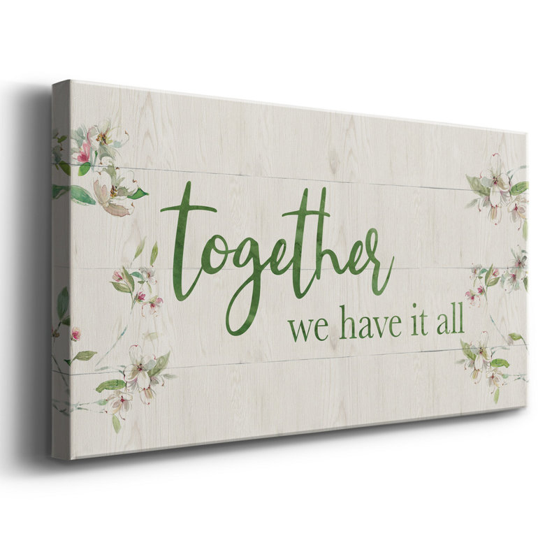 " Together ", 16" H x 8" W x 1" D