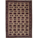 Isolde One-of-a-Kind 6'11" X 9'9" New Age Wool Area Rug in Tan