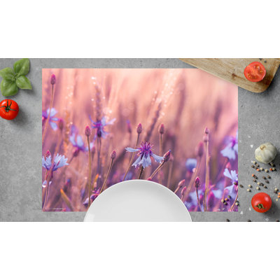 Vinyl No Pattern Rectangle Placemat