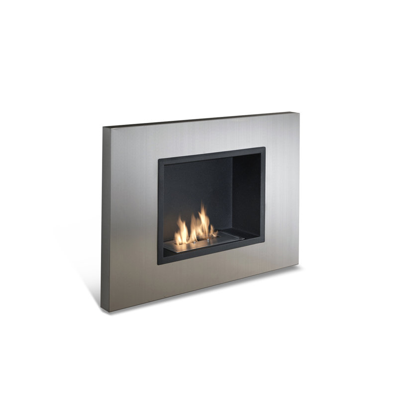 Anais Belfry Heating 78 cm W Surface Wall Mounted Bio-Ethanol Fireplace with 6.7 BTU