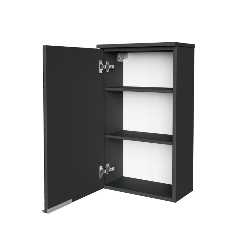 Kara Bathroom Cabinet, Anthracite, Left