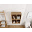 Petites tablettes de rangement murales de 24 pouces pour petite salle de bain, bureau, salle de rangement