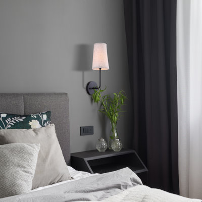 Obediah Steel Armed Sconce