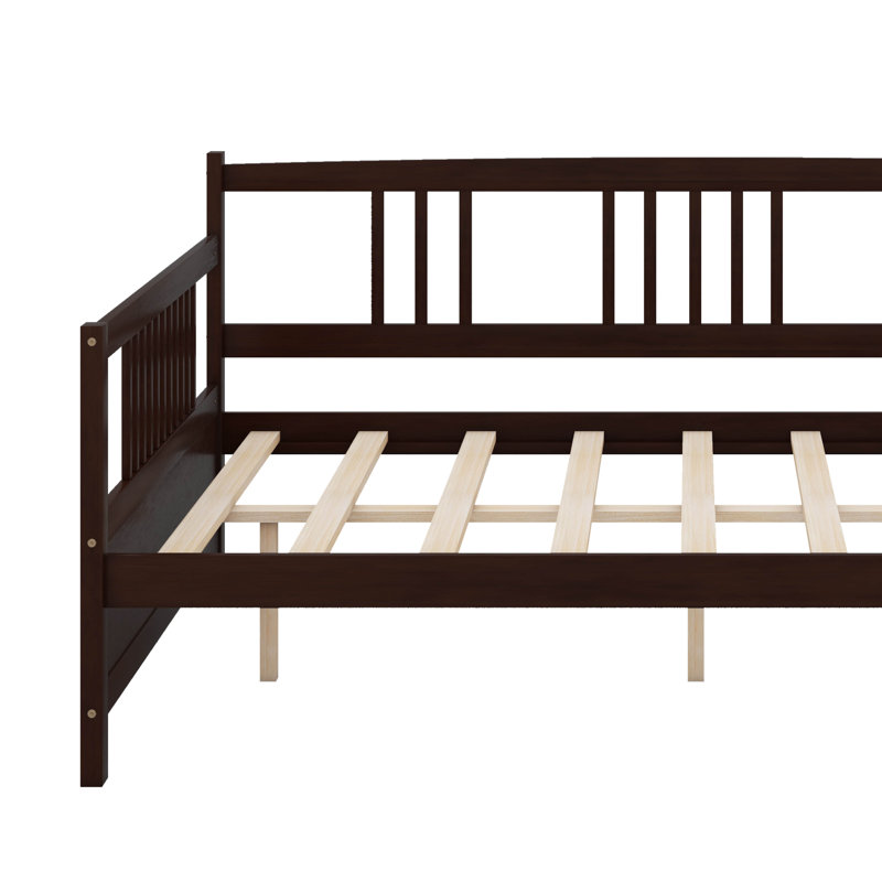 Full Size Daybed With Support Legs, Espresso