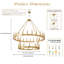 Lustre 48 pouces à 2 niveaux et 36 lumières sur roulettes de style campagnard pour hauts plafonds, vestibule, vestibule, salle à manger et salon-551544137