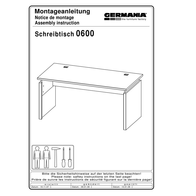 Computer Desk, 160 cm W