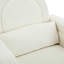 Chaise berçante d'appoint rembourrée avec coussin