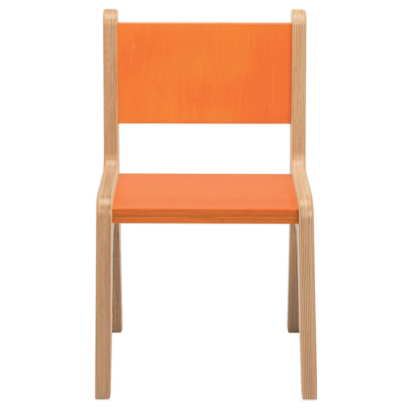 Chaise de classe standard, Citrouille vif, 12 po