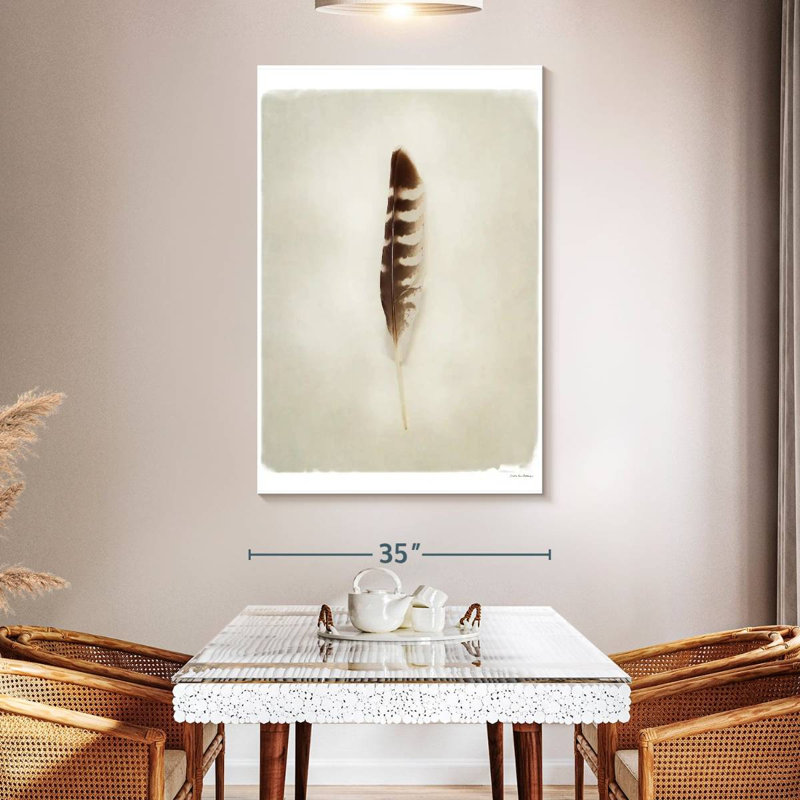 Feather I, 51" H x 34" W