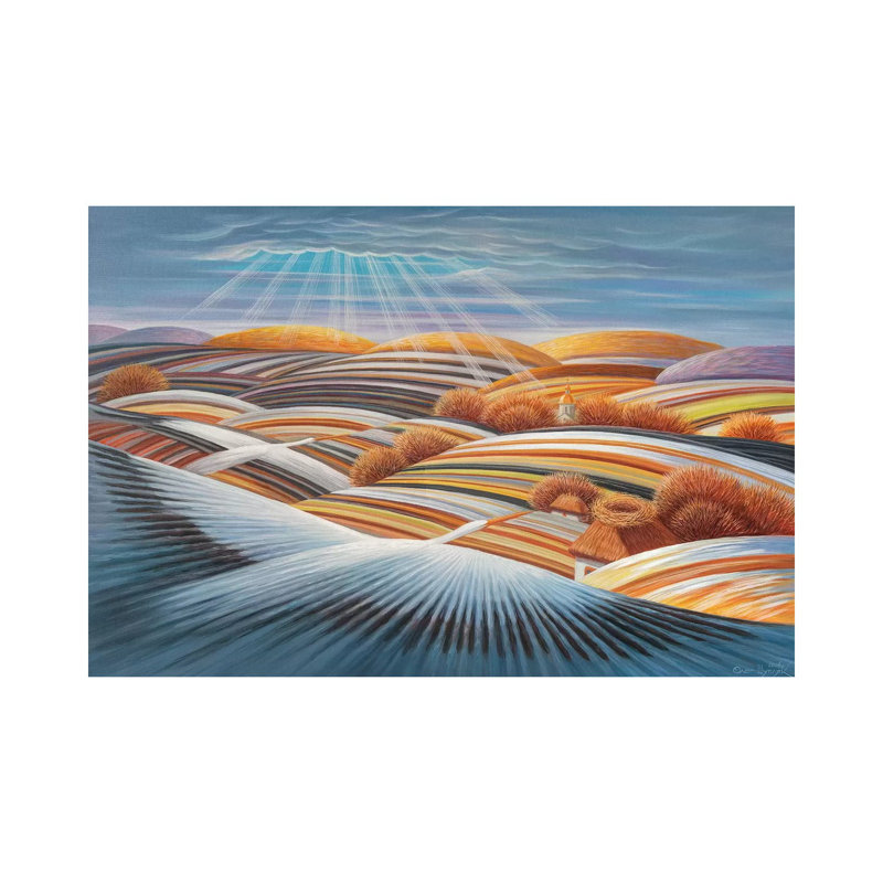 " To The Home Nests " by Oleg Shupliak, Wrapped Canvas, 8" H x 12" W x 0.75" D