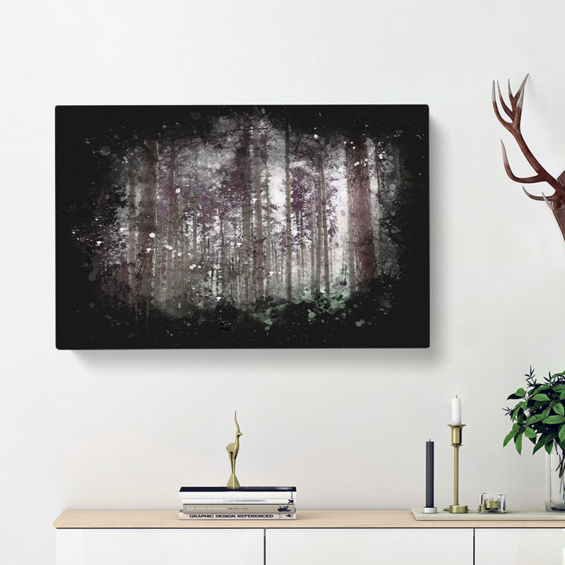 Pretty Forest - Wrapped Canvas, 40cm H x 60cm W x 3cm D