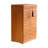 Orange Rectangular Solid Wood Jewelry Armoires