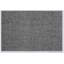 Causeuse Florian en tissu gris et blanc antique avec 3 coussins, alliant confort et élégance pour les espaces de vie modernes