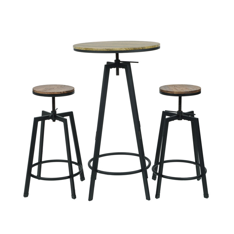Round Solid Wood Dining Table