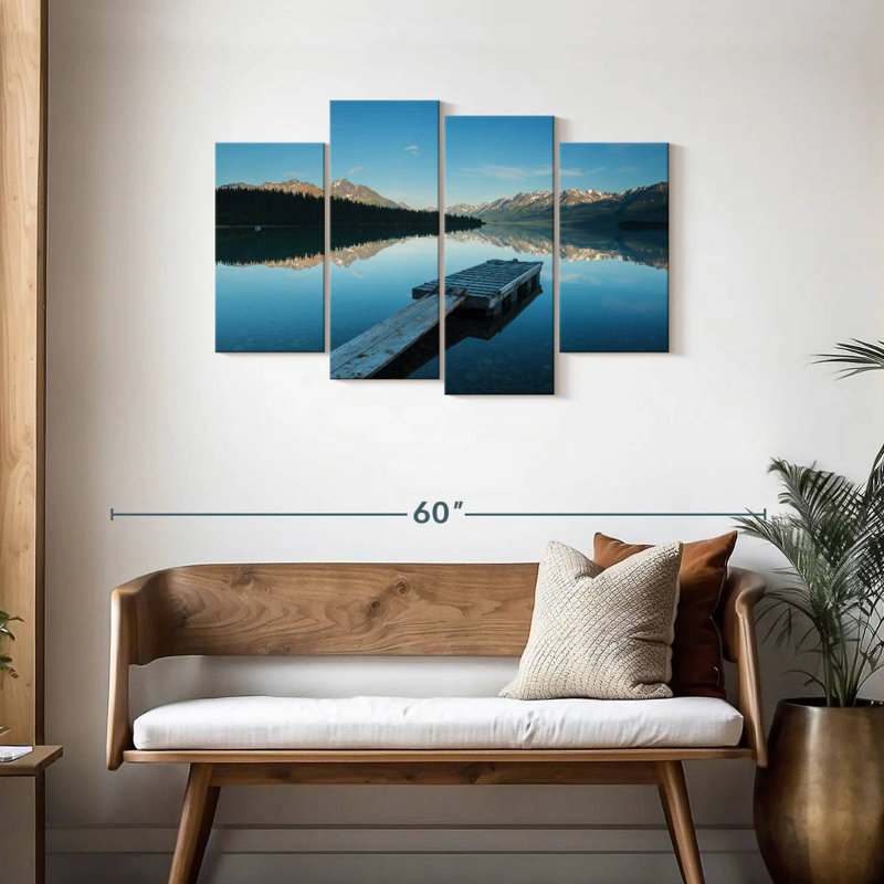 Quai Alvord Lake Clark, H 27 po x l 43 po