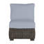 Fauteuil de chambre modulaire rustique tissé noyer noir-600847749-607864369-607864383