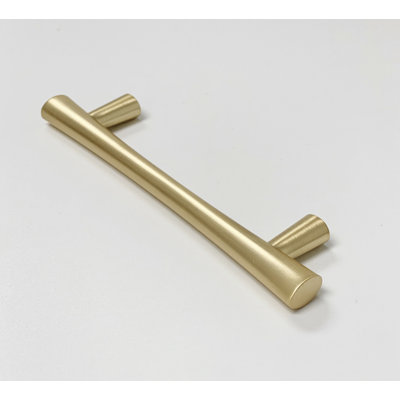 Satin Gold "Century" 3-3/4" Centers Cabinet Handle