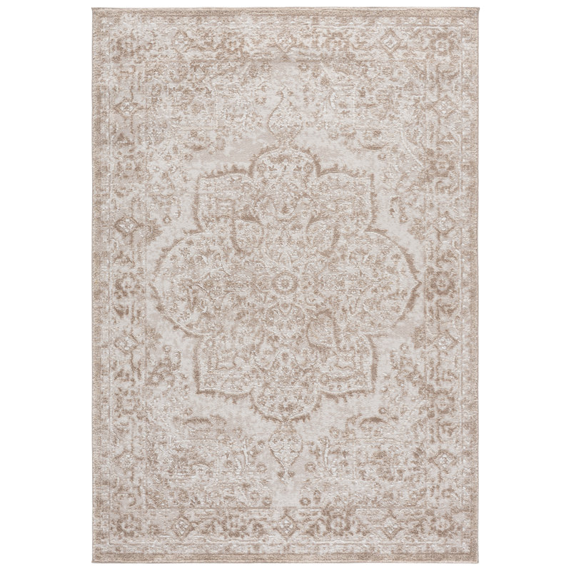 Chamber Power Loom Performance Oriental Indoor Rug, 5'-3" x 7'-6" Rectangle