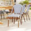 Chaise de bistro empilable toutes saisons Martha Stewart Lily Pond-109713845