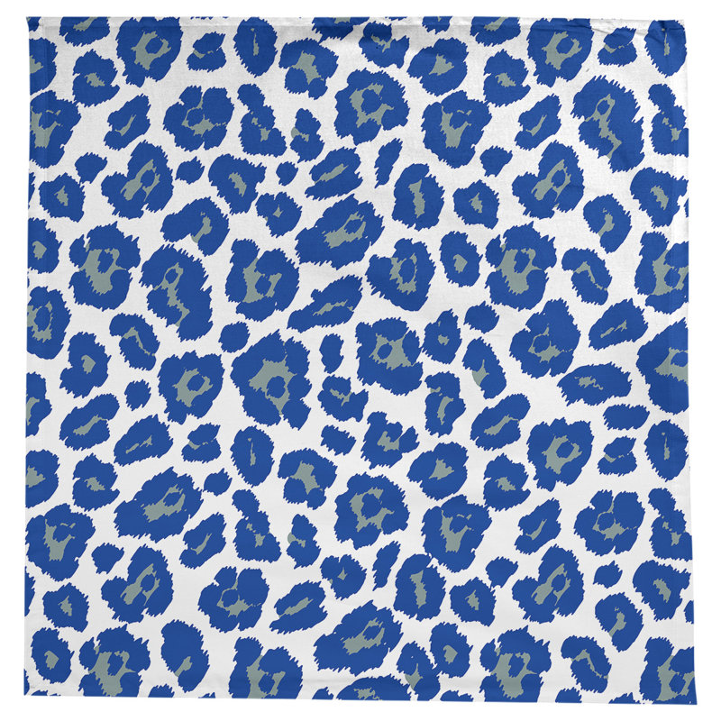 Nappe en mélange de coton à carreaux Luxury Luxury, 58 po x 58 po, Orange / Noir / Blanc