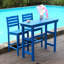 Ensemble de table et chaises de bar extérieur Hdpe, ensemble de chaises de bar Adirondack.