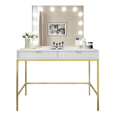 Anges Dressing Table with Mirror
