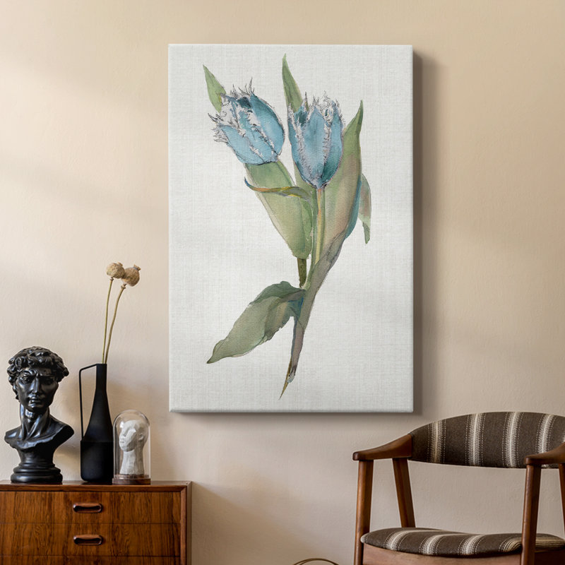 Blue Tulip Picks II - galerie Cavas sur mesure, H 27 po x l 18 po