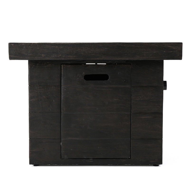 Square Fire Pit 40,000 32'' Brown - Create Summer Happiness