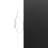5-Tier Bookshelves Storage Cabinet Black