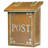 Pasadena Brass Wall Mounted Mailbox-32255752-32459876