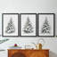 Christmas Holiday Art VI - Toile tendue avec châssis sur mesure - 3 pièces-918005208-918005209