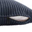 Coussins décoratifs carrés décoratifs en velours côtelé bleu marine avec insertions-117042760