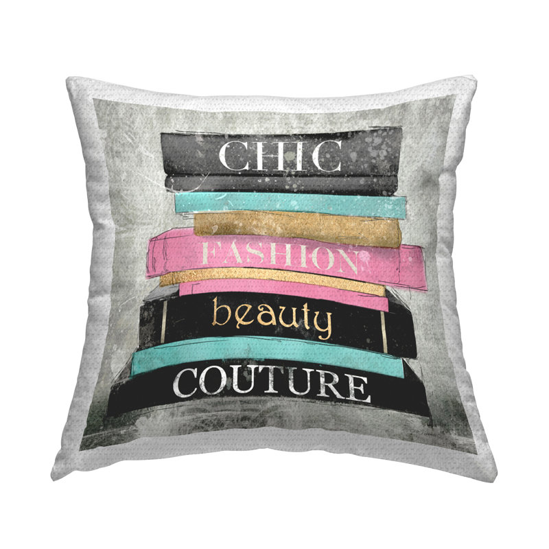 Coussin d'extérieur Chic Fashion Bookstack