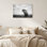 Art mural sur toile Gallery Wrap pour le salon, la chambre à coucher, le bureau ou le vestibule - décoration murale décorative avec ciel de roseaux