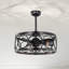 Ventilateur de plafond illuminé 3 pales 3 lumières Halit