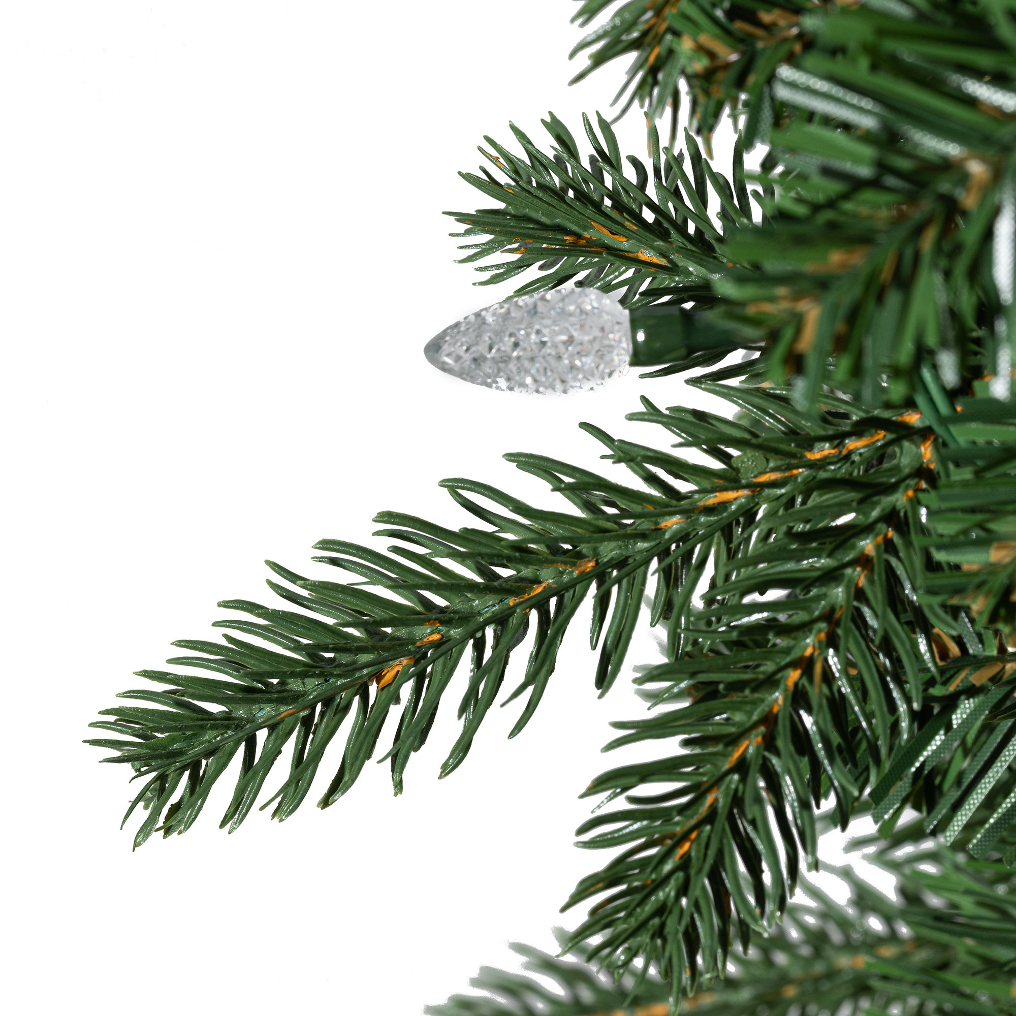 Perina Pre-Lit Greenery Christmas Faux Swag with Lights