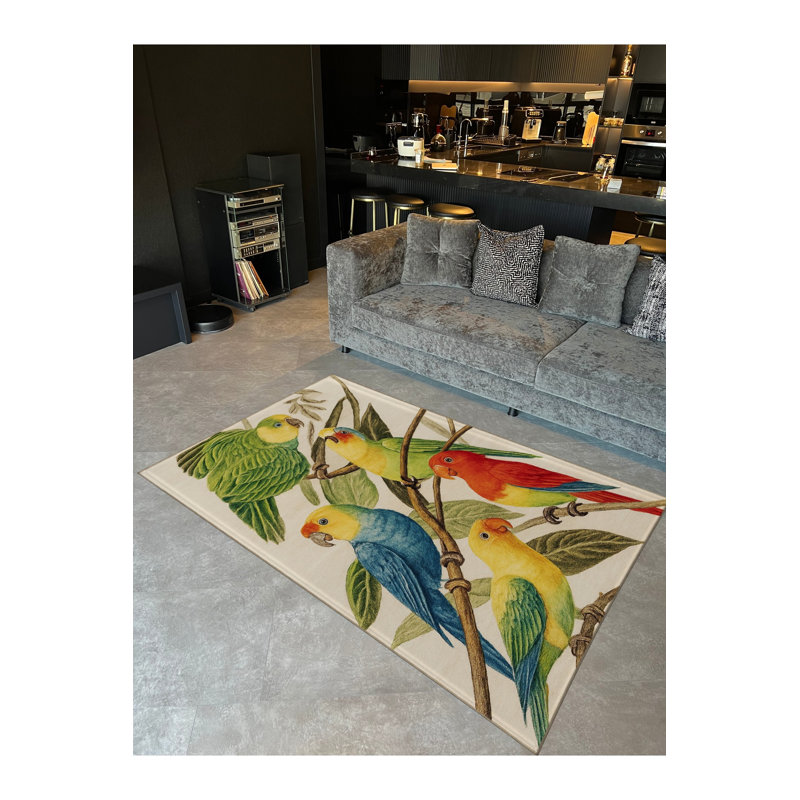 Tapis tissé à la crème Mosso, 2'6" x 9'10"