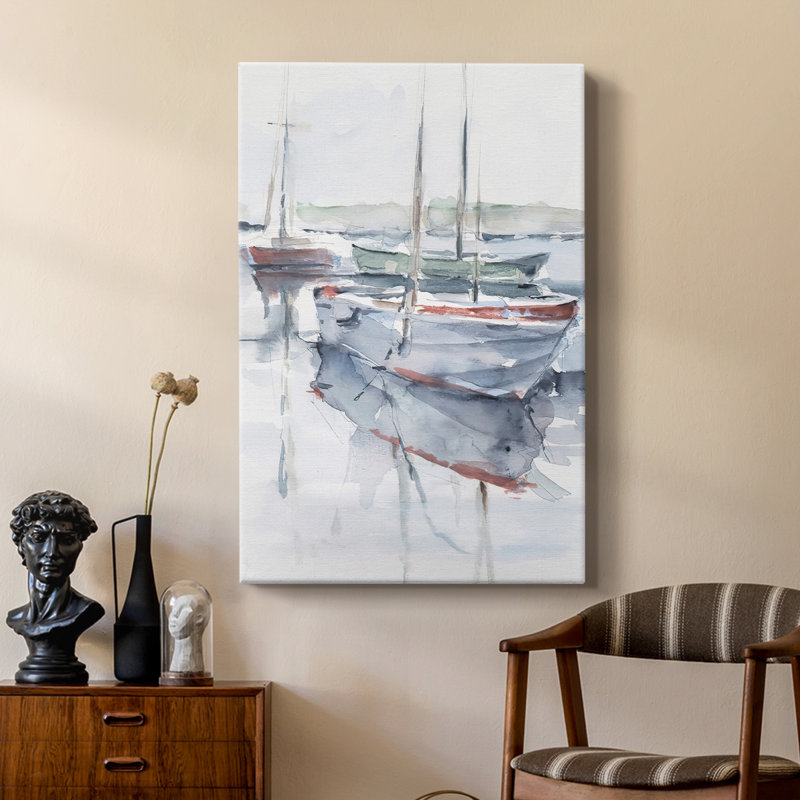 Watercolor Harbor Study I - Gallery Cavas, H 36 po x l 24 po