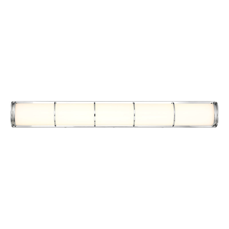 Beacon LED Bathroom Vanity Light in Chrome, Chrome