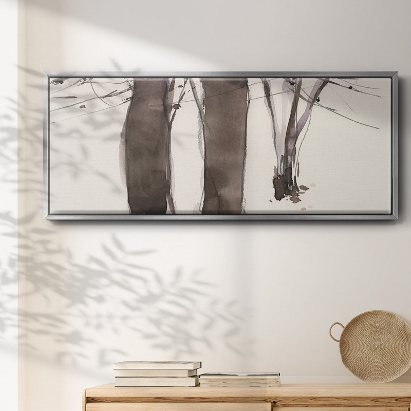 Under the Winter Tree II- Framed Canvas, 24" H x 60" W
