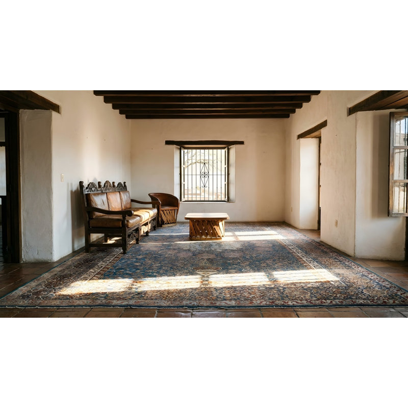 Magnifique tapis antique d'Agra Gonad