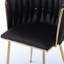 Chaise d'appoint rembourrée en velours Dorchester, chaise de salle à manger rembourrée, chaise de salle à manger, chaise de cuisine-721138751