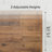Lirim Solid Wood Platform Bed Frame with Adjustable Headboard-1532475234-1602923583