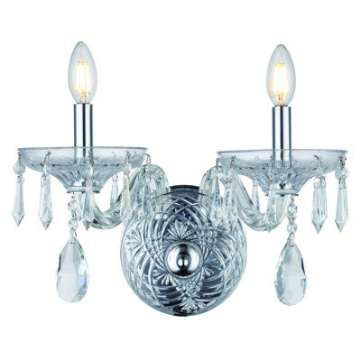 Lampe murale bougie 2 lumières Deeanna