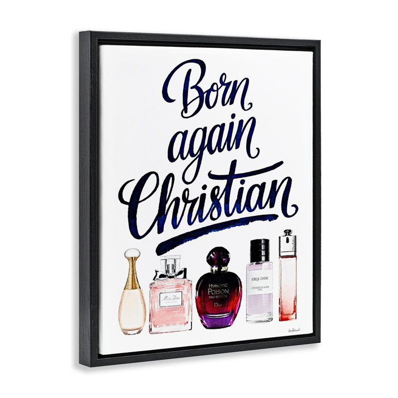 Cadre flottant né de nouveau Christian Skincare, design par Amanda Greenwood, Cadre flottant noir de jais, H 21 po x l 17 po