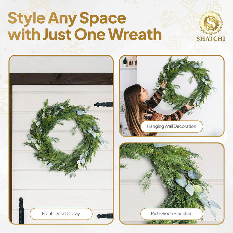 Polyethylene 100cm Wreath