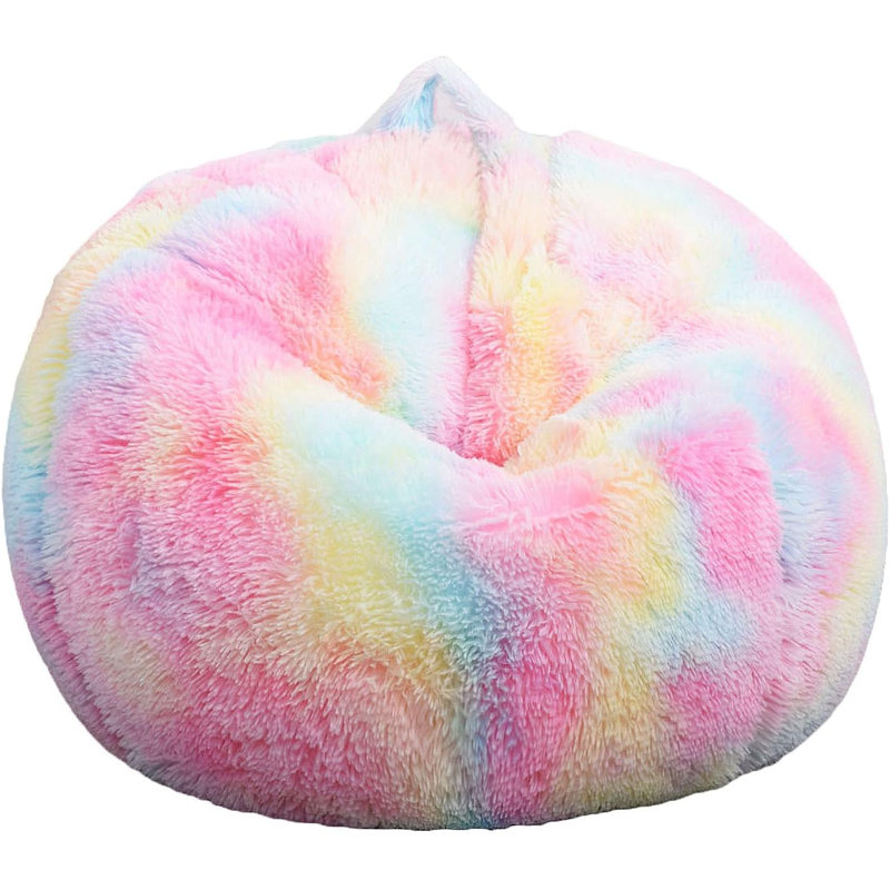 Housse pour fauteuil à billes Rainbow Fluffy