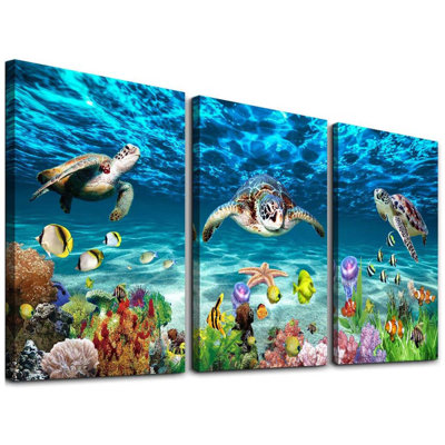 3 Piece Wrapped Canvas Wall Art