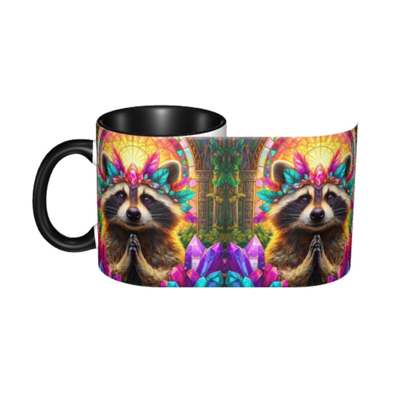 Raccoon Coffee Mug 11oz Ceramic Cup
