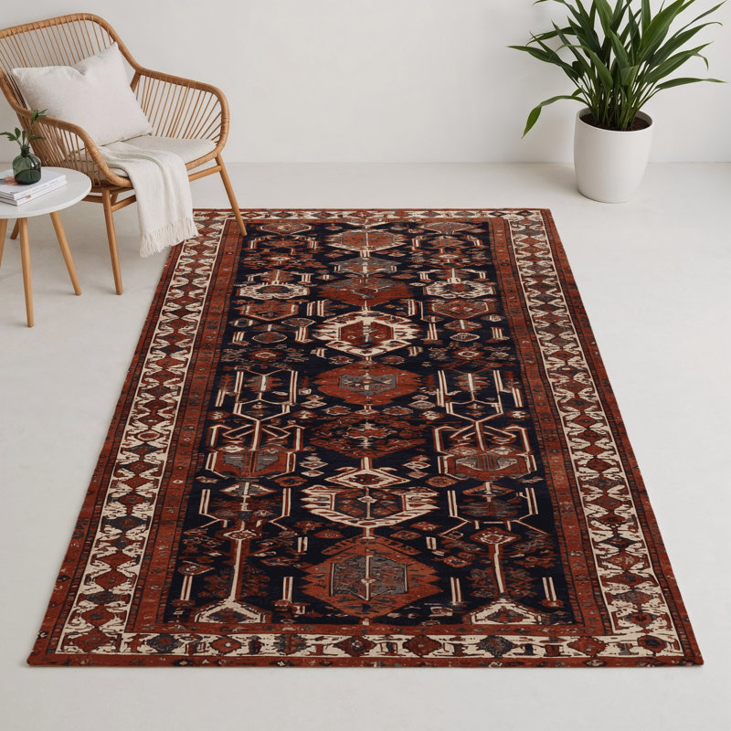 Tapis turc intérieur et extérieur brun, Rectangulaire 3 pi x 5 pi